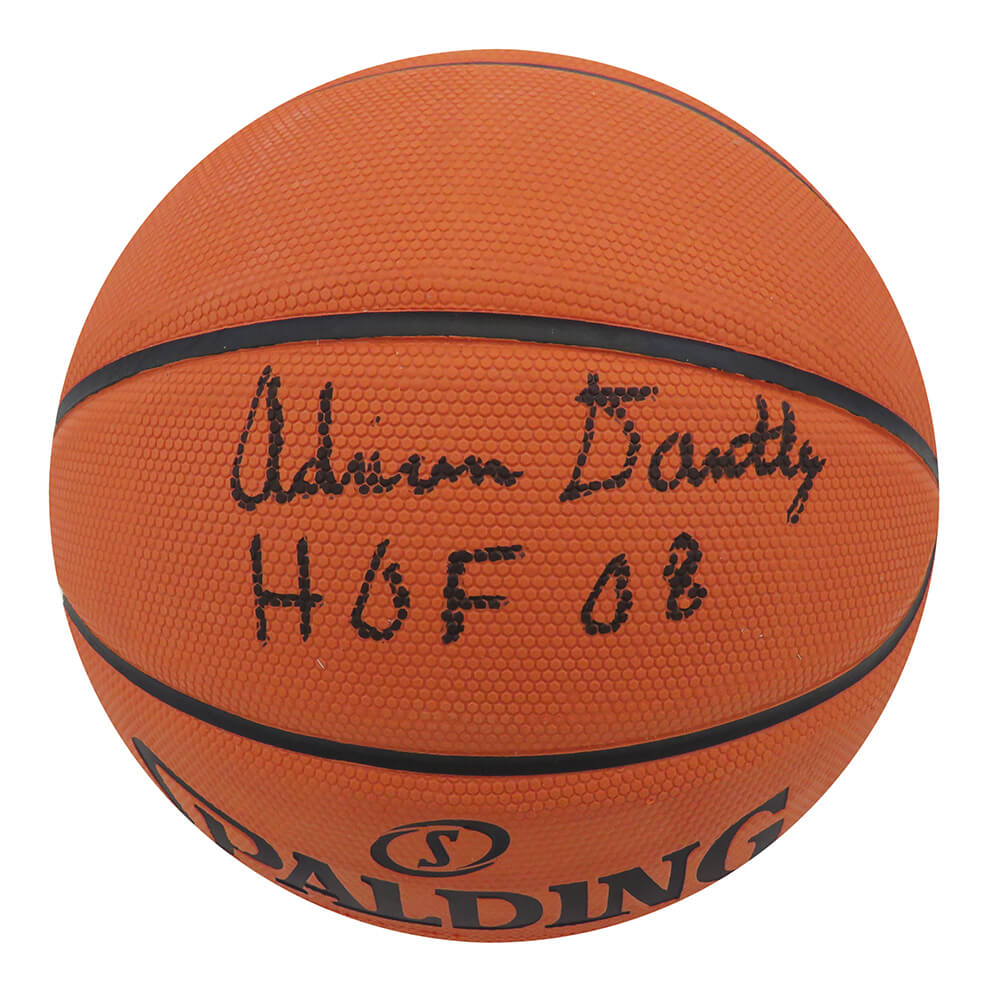 Adrian Dantley Signed Spalding  Hexa-Grip NBA Basketball w/HOF'08 - DANBSK231 - Adrian Dantley Signed Spalding Hexa-Grip NBA Basketball w/HOF'08 product image