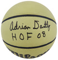 Adrian Dantley Signed Wilson Gold NBA Basketball w/HOF'08 - DANBSK233 - Adrian Dantley Signed Wilson Gold NBA Basketball w/HOF'08 product image