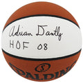 Adrian Dantley Signed Spalding White Panel Full Size Basketball w/HOF'08 - DANBSK234 - Adrian Dantley Signed Spalding White Panel Full Size Basketball w/HOF'08 product image