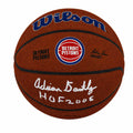 Adrian Dantley Signed Detroit Pistons Logo Wilson Alliance NBA Basketball w/HOF 2008 - DANBSK237 - Adrian Dantley Signed Detroit Pistons Logo Wilson Alliance NBA Basketball w/HOF 2008 product image