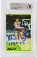 Adrian Dantley Signed Utah Jazz 1981-82 Topps Basketball Card #40 w/HOF'08 - (Beckett Encapsulated) - DANCAR212 - Adrian Dantley Signed Utah Jazz 1981-82 Topps Basketball Card #40 w/HOF'08 - (Beckett Encapsulated) product image