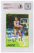 Adrian Dantley Signed Utah Jazz 1981-82 Topps Basketball Card #40 w/HOF'08 - (Beckett - Auto Grade 10) - DANCAR213 - Adrian Dantley Signed Utah Jazz 1981-82 Topps Basketball Card #40 w/HOF'08 - (Beckett - Auto Grade 10) product image