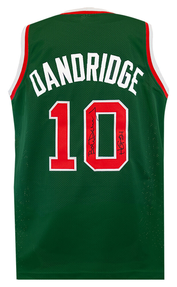Bob Dandridge Signed Green Throwback Custom Basketball Jersey w/HOF'21 - DANJRY203 - Bob Dandridge Signed Green Throwback Custom Basketball Jersey w/HOF'21 product image