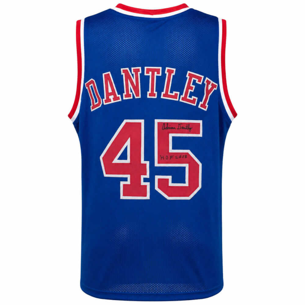 Adrian Dantley Signed Blue Throwback Custom Basketball Jersey w/HOF 2008 - DANJRY212 - Adrian Dantley Signed Blue Throwback Custom Basketball Jersey w/HOF 2008 product image