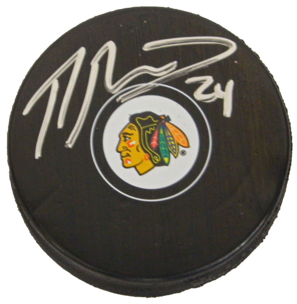 Phillip Danault Signed Chicago Blackhawks Logo Hockey Puck - DANPUC400 - Phillip Danault Signed Chicago Blackhawks Logo Hockey Puck product image