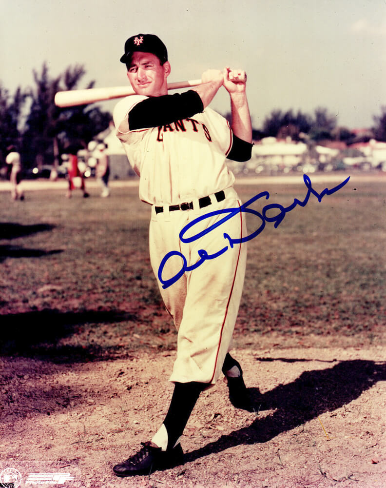 Al Dark Signed Giants Swinging Pose 8x10 Photo - DAR08P100 - Al Dark Signed Giants Swinging Pose 8x10 Photo product image