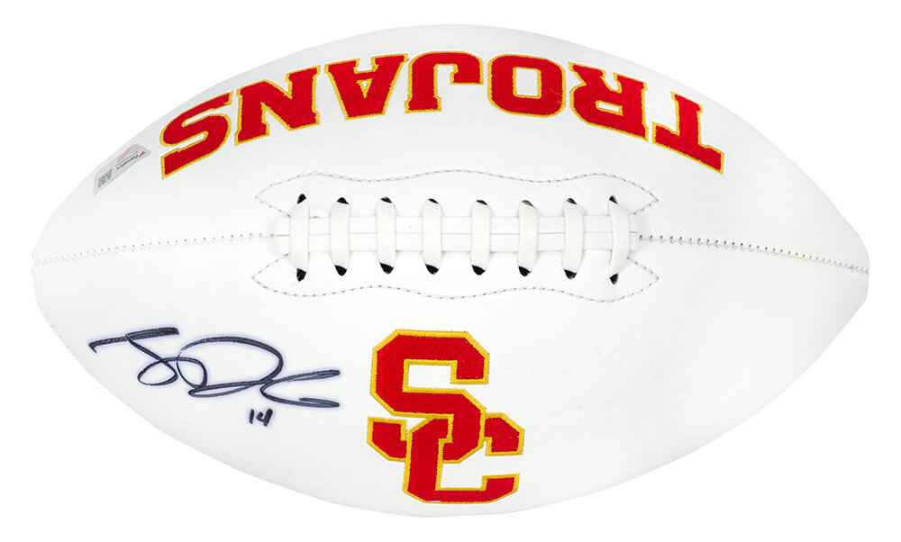 Sam Darnold Signed Rawlings USC Trojans White Team Logo Football - (Fanatics) - DARFTB300 - Sam Darnold Signed Rawlings USC Trojans White Team Logo Football - (Fanatics) product image