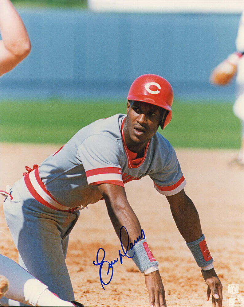 Eric Davis Signed Cincinnati Reds On Dirt 8x10 Photo - DAV08P103 - Eric Davis Signed Cincinnati Reds On Dirt 8x10 Photo product image