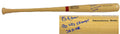 Eric Davis Signed Rawlings Blonde Big Stick Bat w/90 WS Champs, 282 HR - DAVBAT100 - Eric Davis Signed Rawlings Blonde Big Stick Bat w/90 WS Champs, 282 HR product image