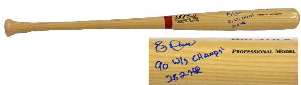Eric Davis Signed Rawlings Blonde Big Stick Bat w/90 WS Champs, 282 HR - DAVBAT100 - Eric Davis Signed Rawlings Blonde Big Stick Bat w/90 WS Champs, 282 HR product image
