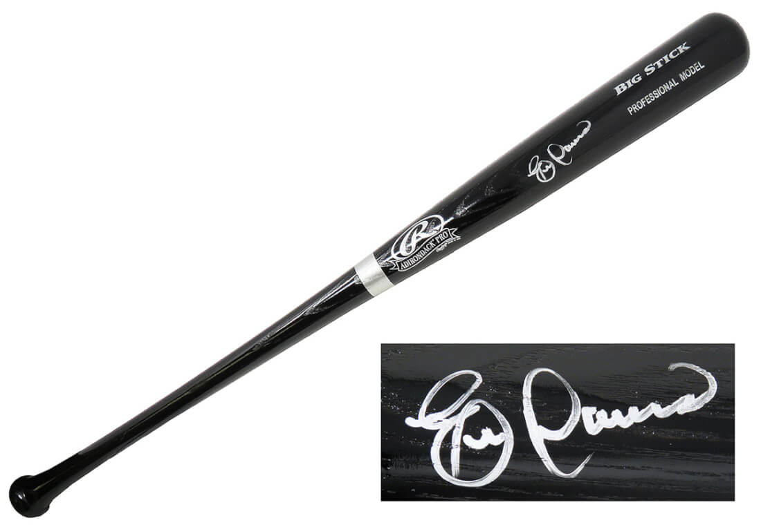 Eric Davis Signed Rawlings Big Stick Black Baseball Bat - DAVBAT101 - Eric Davis Signed Rawlings Big Stick Black Baseball Bat product image