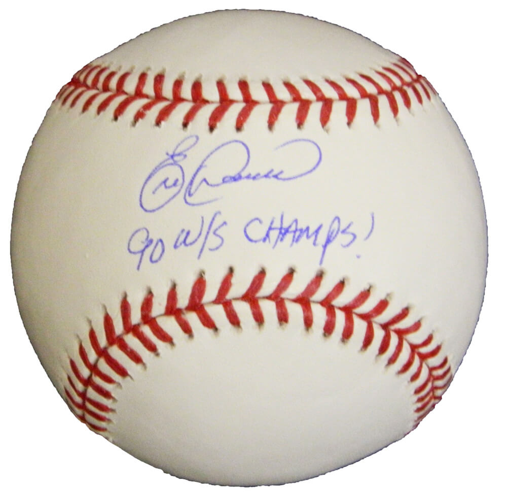Eric Davis Signed Rawlings Official MLB Baseball w/90 WS Champs - DAVBSB101 - Eric Davis Signed Rawlings Official MLB Baseball w/90 WS Champs product image