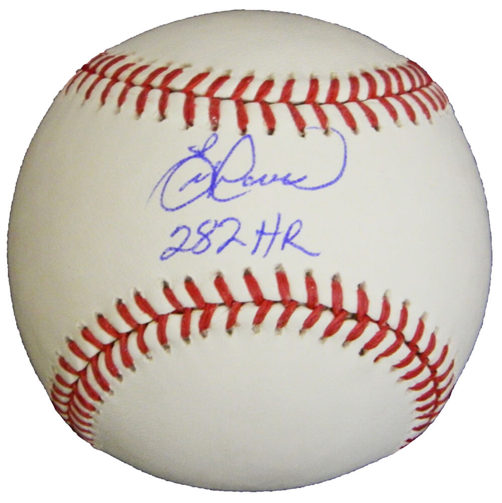 Eric Davis Signed Rawlings Official MLB Baseball w/282 HR - DAVBSB103 - Eric Davis Signed Rawlings Official MLB Baseball w/282 HR product image