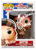 Geena Davis Signed A League Of Their Own 'Dottie' Funko Pop Doll #784 (In White) - DAVFUN501 - Geena Davis Signed A League Of Their Own 'Dottie' Funko Pop Doll #784 (In White) product image