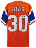 Terrell Davis Signed Orange Crush Throwback Custom Football Jersey w/HOF'17 - DAVJRY300 - Terrell Davis Signed Orange Crush Throwback Custom Football Jersey w/HOF'17 product image