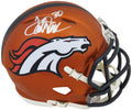 Terrell Davis Signed Denver Broncos FLASH Riddell Speed Mini Helmet - DAVMIN301 - Terrell Davis Signed Denver Broncos FLASH Riddell Speed Mini Helmet product image