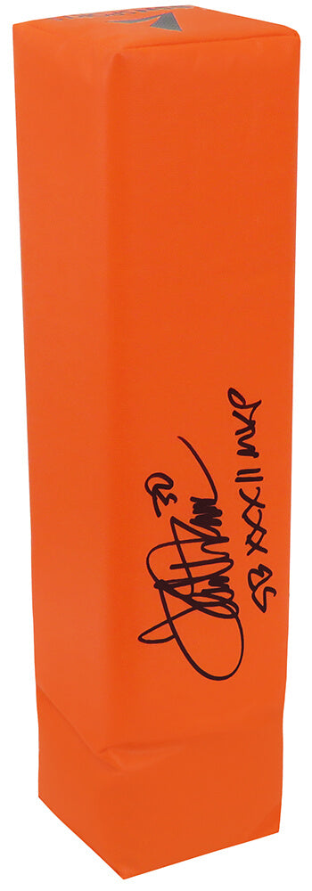 Terrell Davis Signed BSN Orange Endzone Football Pylon w/SB XXXII MVP - DAVPYL300 - Terrell Davis Signed BSN Orange Endzone Football Pylon w/SB XXXII MVP product image