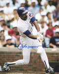 Andre Dawson Signed Chicago Cubs Swinging Action 8x10 Photo - DAW08P106 - Andre Dawson Signed Chicago Cubs Swinging Action 8x10 Photo product image