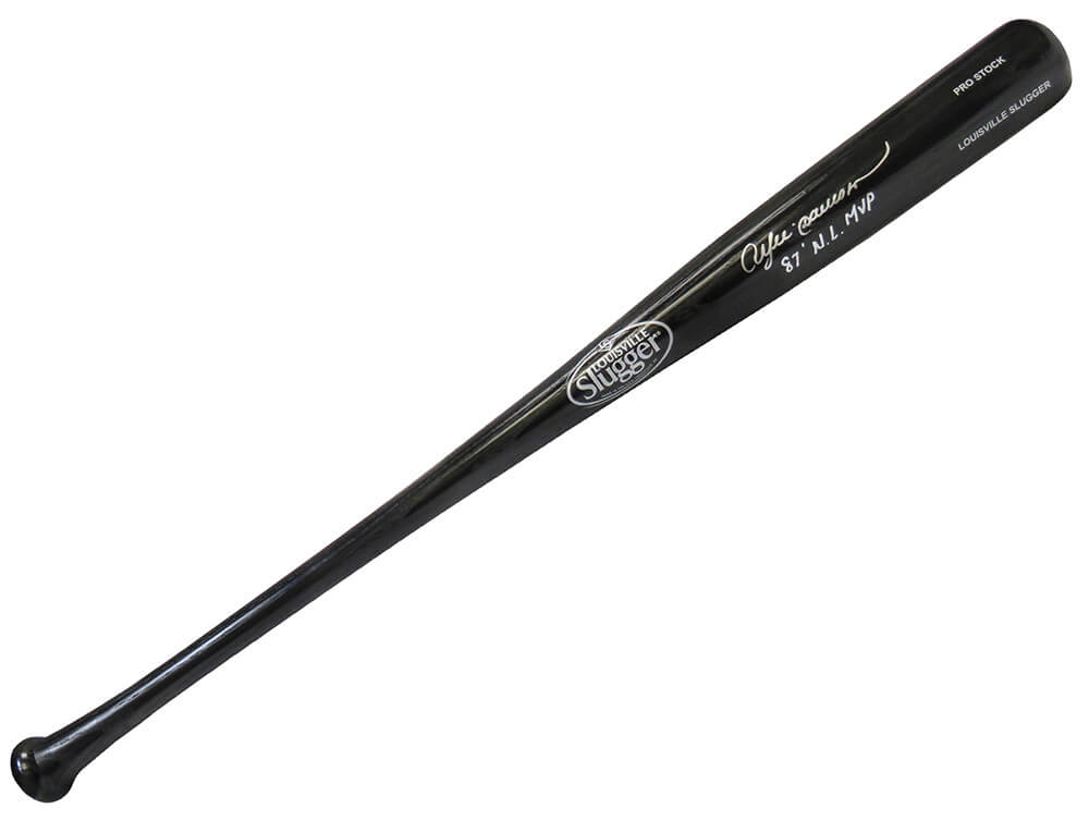 Andre Dawson Signed Louisville Slugger Black Baseball Bat w/87 NL MVP - DAWBAT108 - Andre Dawson Signed Louisville Slugger Black Baseball Bat w/87 NL MVP product image