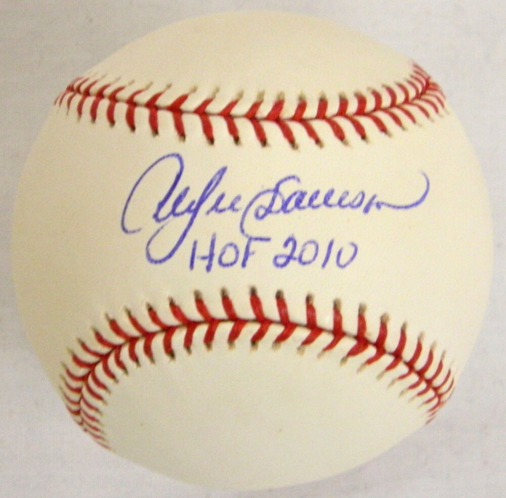Andre Dawson Signed MLB Baseball w/HOF 2010 - DAWBSB100 - Andre Dawson Signed MLB Baseball w/HOF 2010 product image