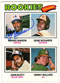 Andre Dawson Signed Montreal Expos 1977 Topps Rookie Card #473 - DAWCAR101 - Andre Dawson Signed Montreal Expos 1977 Topps Rookie Card #473 product image