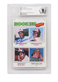 Andre Dawson Signed Montreal Expos 1977 Topps Rookie Card #473 - (Beckett Encapsulated) - DAWCAR102 - Andre Dawson Signed Montreal Expos 1977 Topps Rookie Card #473 - (Beckett Encapsulated) product image