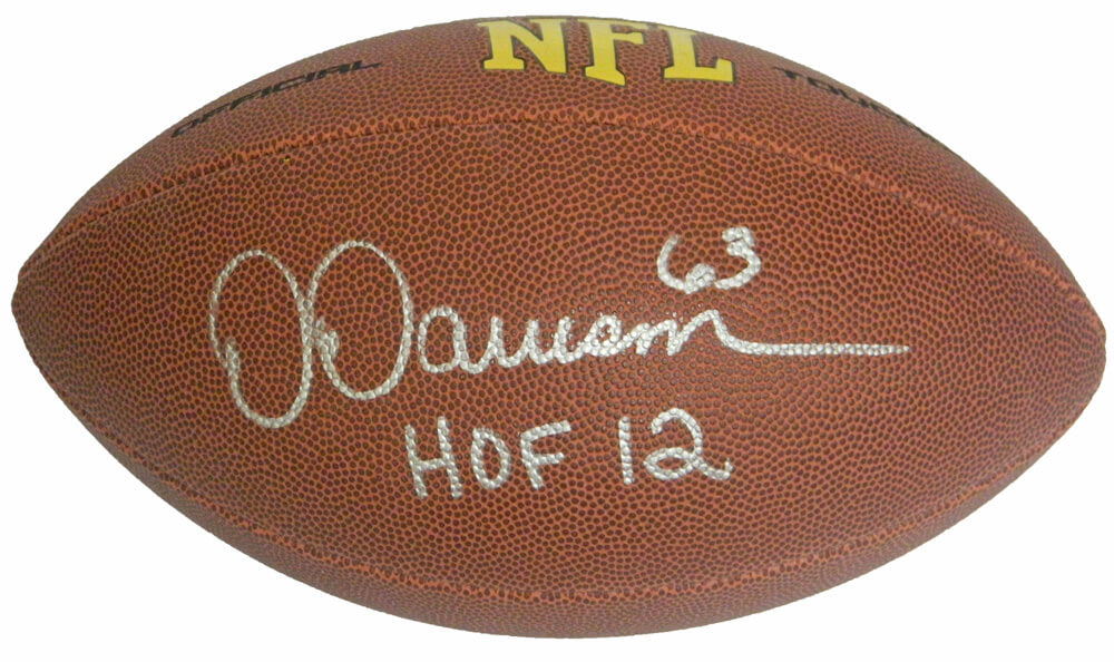 Dermontti Dawson Signed Wilson Touchdown Full Size NFL Football w/HOF 12 - DAWFTB310 - Dermontti Dawson Signed Wilson Touchdown Full Size NFL Football w/HOF 12 product image