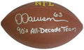 Dermontti Dawson Signed Wilson Touchdown Full Size NFL Football w/90's All Decade Team - DAWFTB312 - Dermontti Dawson Signed Wilson Touchdown Full Size NFL Football w/90's All Decade Team product image