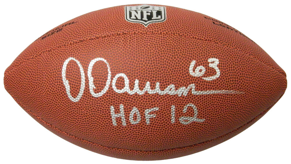 Dermontti Dawson Signed Wilson Limited Full Size NFL Football w/HOF'12 - DAWFTB314 - Dermontti Dawson Signed Wilson Limited Full Size NFL Football w/HOF'12 product image