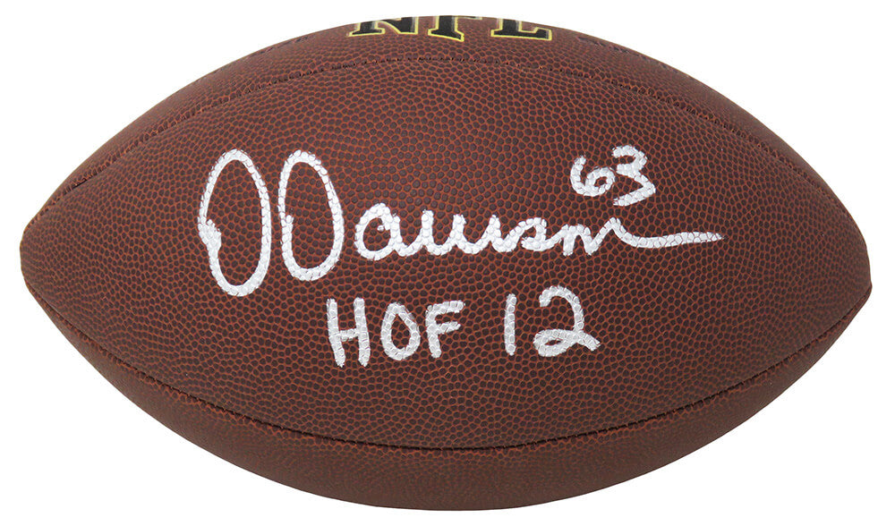 Dermontti Dawson Signed Wilson Super Grip Full Size NFL Football w/HOF'12 - DAWFTB316 - Dermontti Dawson Signed Wilson Super Grip Full Size NFL Football w/HOF'12 product image