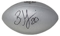 Brian Dawkins Signed Wilson Duke Silver Metallic NFL Full Size Replica Football - DAWFTB332 - Brian Dawkins Signed Wilson Duke Silver Metallic NFL Full Size Replica Football product image