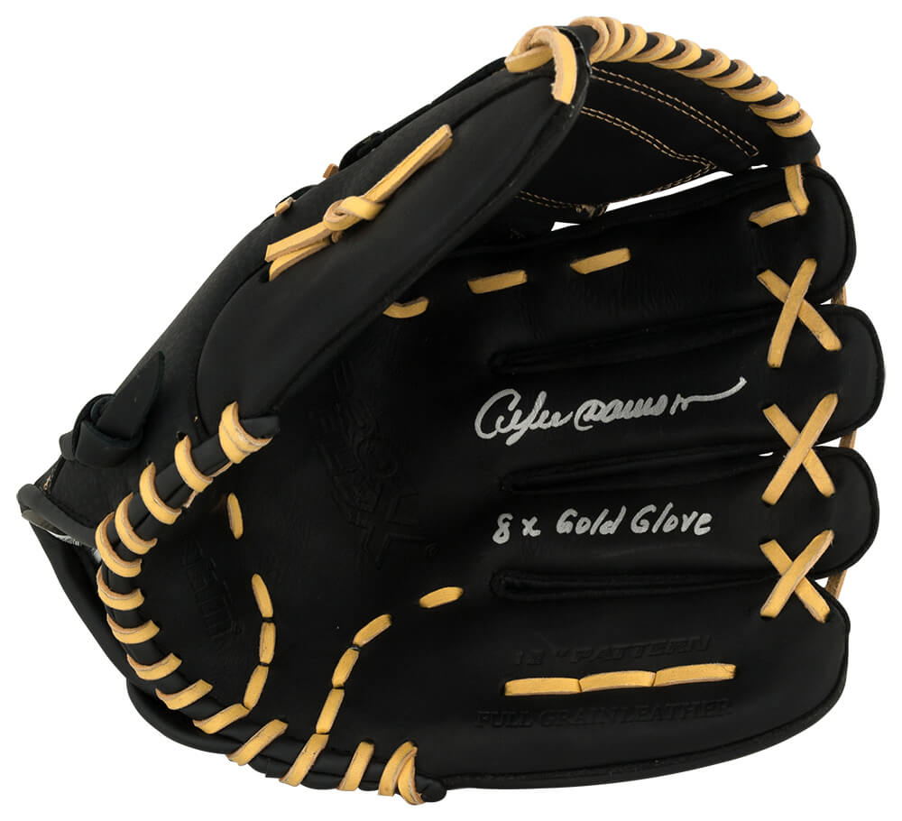 Andre Dawson Signed Franklin Pro-Flex Black Fielders Glove w/8x Gold Glove - DAWGLV101 - Andre Dawson Signed Franklin Pro-Flex Black Fielders Glove w/8x Gold Glove product image