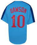Andre Dawson Signed Baby Blue Throwback Custom Baseball Jersey - DAWJRY105 - Andre Dawson Signed Baby Blue Throwback Custom Baseball Jersey product image
