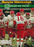 Len Dawson Signed "The Chiefs Paint New York Red" 11/24/69 Sports Illustrated w/SB IV MVP - DAWMAG302 - Len Dawson Signed "The Chiefs Paint New York Red" 11/24/69 Sports Illustrated w/SB IV MVP product image