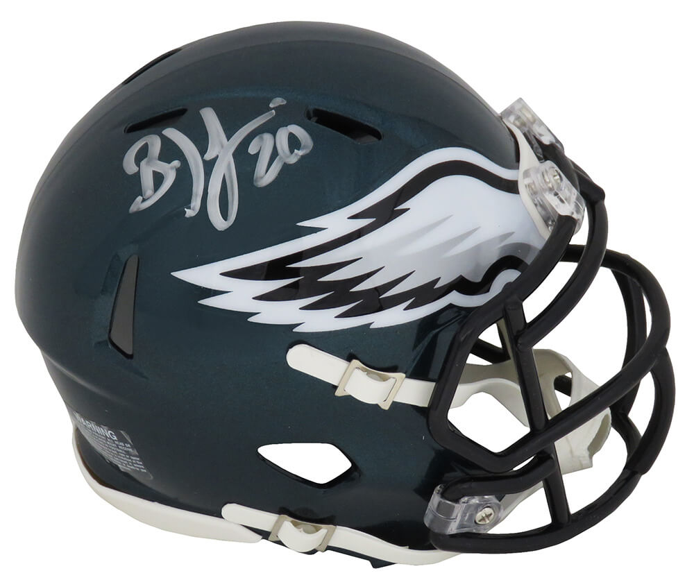 Brian Dawkins Signed Philadelphia Eagles Riddell Speed Mini Helmet - DAWMIN321 - Brian Dawkins Signed Philadelphia Eagles Riddell Speed Mini Helmet product image