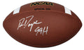 Ron Dayne Signed Wilson NCAA Full Size Composite Football w/99H - DAYFTB301 - Ron Dayne Signed Wilson NCAA Full Size Composite Football w/99H product image