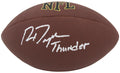 Ron Dayne Signed Wilson Super Grip Full Size NFL Football w/Thunder - DAYFTB305 - Ron Dayne Signed Wilson Super Grip Full Size NFL Football w/Thunder product image