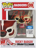 Ron Dayne Signed Wisconsin Badgers Bucky Badger Mascot Funko Pop Doll #09 w/99H - DAYFUN300 - Ron Dayne Signed Wisconsin Badgers Bucky Badger Mascot Funko Pop Doll #09 w/99H product image