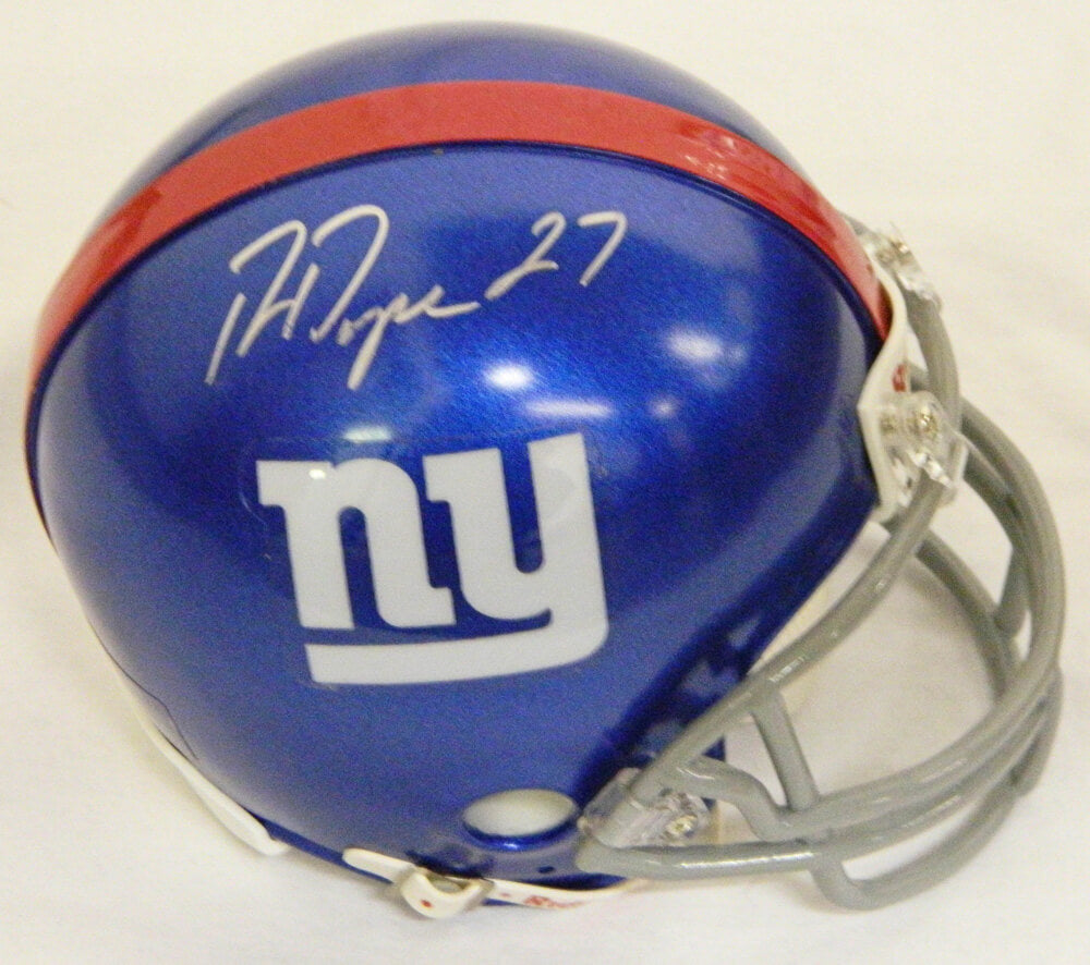 Ron Dayne Signed New York Giants Riddell Mini Helmet - DAYMIN301 - Ron Dayne Signed New York Giants Riddell Mini Helmet product image