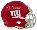 Ron Dayne Signed New York Giants FLASH Riddell Speed Mini Helmet w/Thunder - DAYMIN311 - Ron Dayne Signed New York Giants FLASH Riddell Speed Mini Helmet w/Thunder product image