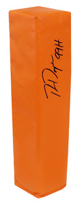Ron Dayne Signed Orange Football Endzone Pylon w/99H - DAYPYL301 - Ron Dayne Signed Orange Football Endzone Pylon w/99H product image