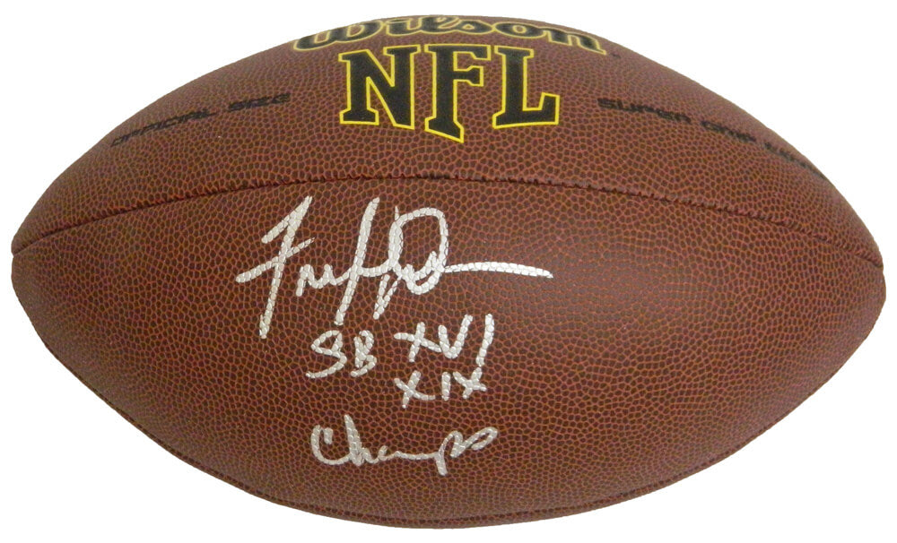 Fred Dean Signed Wilson NFL Full Size Super Grip Football w/SB XVI, XIX Champs - DEAFTB301 - Fred Dean Signed Wilson NFL Full Size Super Grip Football w/SB XVI, XIX Champs product image