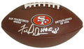 Fred Dean Signed San Francisco 49ers Wilson Logo Football w/HOF 08 - DEAFTB303 - Fred Dean Signed San Francisco 49ers Wilson Logo Football w/HOF 08 product image