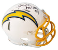 Fred Dean Signed Chargers White Riddell Speed Mini Helmet w/HOF'08 - DEAMIN309 - Fred Dean Signed Chargers White Riddell Speed Mini Helmet w/HOF'08 product image