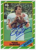 Steve Deberg Signed Tampa Bay Buccaneers 1986 Topps Football Trading Card #373 - DEBCAR302 - Steve Deberg Signed Tampa Bay Buccaneers 1986 Topps Football Trading Card #373 product image