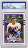 Steve Deberg Signed Chiefs 1989 Topps Football Trading Card #349 - (PSA Encapsulated) - DEBCAR305 - Steve Deberg Signed Chiefs 1989 Topps Football Trading Card #349 - (PSA Encapsulated) product image