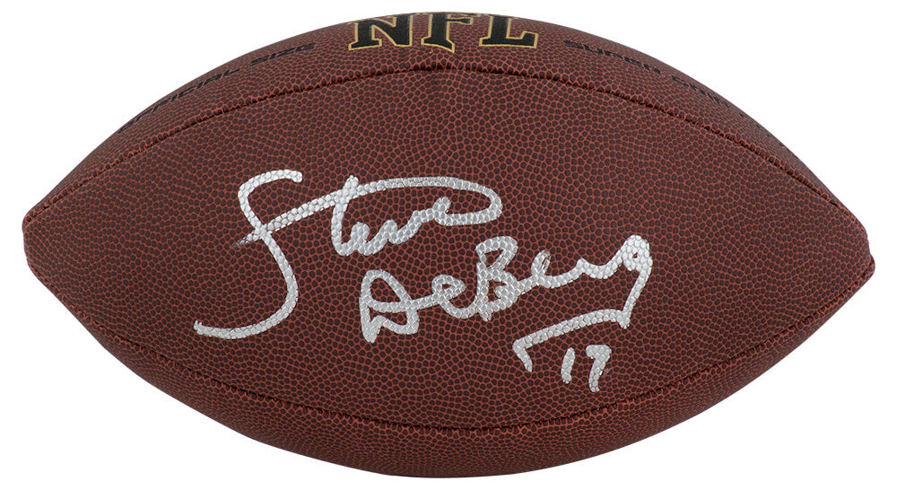 Steve DeBerg Signed Wilson Super Grip Full Size NFL Football - DEBFTB300 - Steve DeBerg Signed Wilson Super Grip Full Size NFL Football product image