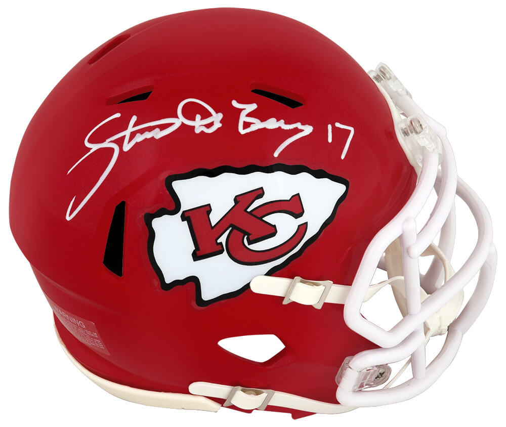 Steve DeBerg Signed Kansas City Chiefs Riddell Speed Mini Helmet - DEBMIN301 - Steve DeBerg Signed Kansas City Chiefs Riddell Speed Mini Helmet product image