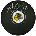 Alex Debrincat Signed Chicago Blackhawks Logo Hockey Puck - DEBPUC400 - Alex Debrincat Signed Chicago Blackhawks Logo Hockey Puck product image