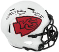 Steve DeBerg Signed Kansas City Chiefs Lunar Eclipse Riddell Full Size Speed Replica Helmet w/34,241 YDS, 196 TDs - DEBREP302 - Steve DeBerg Signed Kansas City Chiefs Lunar Eclipse Riddell Full Size Speed Replica Helmet w/34,241 YDS, 196 TDs product image